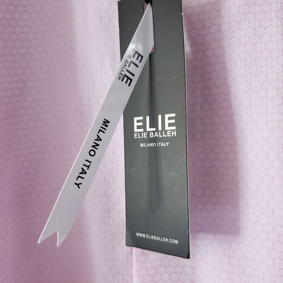 Elie Balleh Collection Modern Fit Pink Button-down Dress Shirt Size 20 - Picture 5 of 9